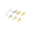 Joyería con Cubierta de Oro de 14K que Conserva el Color Cierre de Langosta con Anillo 90118K Oro Real Hebilla de Resorte DIY Accesorios para Pulsera Collar B103