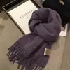 Bufanda de lana pura de color liso, nuevo estilo otoño/invierno, calentador de cuello tejido cálido para mujer, estilo coreano, suave y cómodo para usar al aire libre
