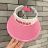 Sombreros de Sol de Verano para Niños Estilo Coreano de Copa Abierta con Ala Ancha para Niños y Niñas Sombreros de Sol con Protección UV