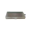 Caja de Plástico Transparente Rectangular Grande de PP, Caja de Almacenamiento para Manuales, Papelería, Caja de Almacenamiento a Prueba de Polvo para Joyería de Collares