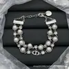 [Atualizado Continuamente] Pulseira de Letras Cd Versão de Luxo Dior/Dior para Mulheres, Réplica Exata, Fotos Reais, Pulseira Nariz de Porco Atacado