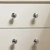 Manija de Cajón de Latón Plateado Francés Moderna Simple Sentido de Alta Gama Dorada Manija de Puerta de Gabinete de Cocina Gabinete de Zapatos Armario