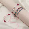 Paleta de Estilo de Accesorios - Joyería Infantil Comercio Transfronterizo Pulsera Tejida con Cuentas para Niñas Hilo Elástico de Cuentas Estilo Princesa