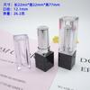 Tubo de lápiz labial diy tubo vacío tallado 3D hecho a mano 12.1mm Nuevo molde de lápiz labial diy hebilla magnética carcasa cuadrada
