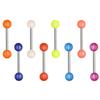 Polvo de perlas acrílicas europeas y americanas lengua uña caramelo color anillo de lengua Amazon fabricantes de joyería para piercing corporal humano venta al por mayor al contado