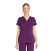 Nuevos uniformes de trabajo de manga corta para mujer para clínica dental, ropa de trabajo con cuello en V, uniformes de enfermera, batas de doctor, transfronterizo