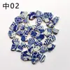 Diseño de Paisajismo de Jardín Fragmentos Irregulares de Porcelana Azul y Blanca Venta Directa Pegatinas Decorativas de Mosaico Cerámico Porcelana Blanca Hecho a Mano Exterior
