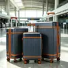 Set de Equipaje Transfronterizo Personalizado de Tres Piezas Maleta de Viaje Clásica de Gran Capacidad Maleta con Ruedas y Candado de Contraseña Antirrobo Maleta de Mano