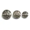 Botones de Perla de Aleación al por Mayor Botones Metálicos de Diamante Pedrería Ropa Exterior Estilo Pequeño Fragante Botones para Traje de Ropa Exterior