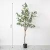 Árbol de Oliva Artificial y Eucalipto Desmontable en Maceta Transfronterizo de Amazon para Sala de Estar y Exhibición en Ventana Adorno Decorativo Grande
