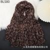 Nueva bufanda cálida para mujer, chal de otoño e invierno, moda de estilo étnico, hilo de seda, bufanda de algodón y lino, venta al por mayor de fábrica