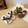 Pantuflas de Algodón para el Hogar Mujer Invierno 2026 Nuevo Estilo Haiqing Hogar Felpa Interior Doméstico Suela Plana Antideslizantes Pantuflas de Piel