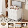 Caja de Almacenamiento Plegable con Tapa Abatible de Gran Capacidad para el Hogar Gabinete de Almacenamiento de Juguetes para la Sala de Estar de Gran Capacidad Gabinete de Almacenamiento de Ropa y Edredones
