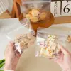 1 de junio Bolsa con Cierre de Caricatura Infantil Copo de Nieve Dulce Crujiente Bolsa para Empaque de Bocadillo Souvenir Bolsa Selladora para Regalo de Galletas