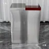 Gabinete de Herramientas para Barbería, Carrito de Herramientas para Salón de Peluquería, Gabinete para Cortar el Cabello de Peluquería, Estante de Almacenamiento, Gabinete con Espejo de Acero Inoxidable