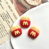 Nuevas y lindas galletas, pan, simulación de comida, juego de resina, accesorios, zapatos con agujeros, crema, accesorios de goma, venta al por mayor