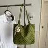 Bolso de hombro casual de moda otoño 2026, bolso tote, nuevo diseño de lunares, lindo bolso de lona para niñas