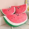 Almohada de Sandía de Fruta de Dibujos Animados Cojín de Sofá Almohada de Cabecera Muñeco para Niños Juguete de Peluche Regalo de Actividad