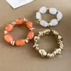 Accesorio de Vacaciones: Pulsera Multicolor de Cuentas de Cristal y Perlas de Arroz de Múltiples Capas, Joyería de Mano Bohemia Lujosa y de Alta Gama
