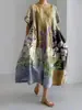Sitio Independiente Transfronterizo Amazon Temu Moda Moderna Vestido Holgado de Manga Corta Ropa de Verano para Mujer Venta al por Mayor