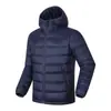 Nueva Norma Nacional 90 Pluma de Pato Blanco Ligero Invierno con Capucha Costilla Chaqueta de Plumas para Hombres y Mujeres Marca de Moda Cálido Abrigo Cortavientos de Pareja