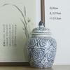 Novo vaso de cerâmica chinês vaso hidropônico porcelana azul e branca vintage flor criativa decoração suave ornamentos requintados