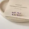 Exquisitos, de Nicho, Personalizados, Pendientes de Cereza Incrustados de Diamantes de Alta Gama, Pequeños y Elegantes, Pendientes Versátiles para Fiestas