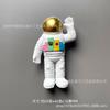 Imán para Refrigerador de Resina de Astronauta Espacial Globo Aerostático Nave Espacial Imán 3D Tema Aeroespacial Estilo Ins Decoración del Hogar