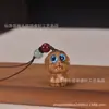 Pingente do Zodíaco em Jacarandá Acessórios Bodhi Pingente de Celular Pendente de Bolsa Pingente de Animal Cartoon Artesanato em Madeira Esculpida Ponto Turístico