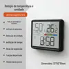 Medidor Eletrônico de Temperatura e Umidade, Termômetro Preciso, Despertador, Detector Higrômetro Seco para Quarto de Bebê em Casa, Termômetro para Carro
