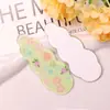 Estilo Japonés Dulce Femenino Corazón Flor Brillo Estampado Parche Acrílico DIY Clip Lateral Funda de Teléfono Accesorio de Flor para Zapato