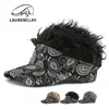 Gorro Peluca Personalizado Estilo Étnico para Hombres y Mujeres, Gorra Callejera Original, Gorra de Béisbol para Hombres, Visera Protectora Solar, Gorra de Borde Versátil