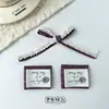 Etiquetas de Tecido com Letras Roxas, Laços de Renda, Acessórios de Tecido, Meias DIY, Decorações para Sapatos, Acessórios para Chapéus, Bolsas, Acessórios para Roupas