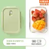 Caja Conservadora de Alimentos, Fiambrera de Vidrio Dividida, Fiambrera Bento Resistente al Calor, Recipiente para Microondas, Fiambrera para Oficinistas, Vidrio de Borosilicato Alto