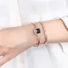 Celebridad de Internet en Vivo Venta Caliente Clásico Coreano Imitación Torre de Azúcar Tesoro Rojo Torre de Azúcar Tesoro Azul Micro Conjunto Pulsera Tesoro Color Maestro 12*12