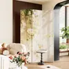Nuevo Biombo Plegable Estilo Chino de Flores y Pájaros para Sala de Estar, Divisor Móvil para Entrada, Pantalla Bloqueadora para Dormitorio, Biombo Plegable Doble Cara para Uso Doméstico