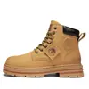 Botas Martin de Cabeza Grande Transfronterizas para Hombre Otoño e Invierno Botas de Trabajo de Caña Alta Zapatos de Hombre Estilo Británico Retro Zapatos Calefactables
