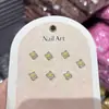 Decoração de Manicure em Resina Flores Estereoscópicas Joias de Unha DIY Brincos Capa de Celular Acessórios de Unha Vestíveis