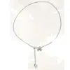 Colar Corrente de Suéter com Pingente de Coração Retrátil Elegante Longo Moda Outono Inverno Acessível Luxo Design High-End