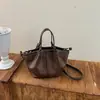 Bolso Grande de Moda y Sencillo para Mujer 2026 Nuevo Bolso de Hombro Individual para el Trabajo Bolso Cubo de Mano de Alta Gama Bolso Tote