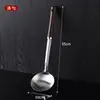 Espátula de Acero Inoxidable, Mango de Madera de Cintura Pequeña, Cuchara para Cocinar, Espátula, Juego de Vajilla Engrosada Anti-quemaduras para Cocina Casera