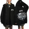 2025 Nuevo Transfronterizo Stray Kids Atz Grupo de Cantantes Periférico Harajuku Sudadera con Capucha Estampada Holgada