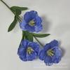 Simulação da nova flor artificial tulipa de pétalas de 3 cabeças flor de fileira para lugar de casamento buquê de simulação decoração de casa flor atacado