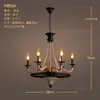 Lustre vintage estilo country americano, luz para sala de estar, design com contas de madeira envelhecida, luz de vela estilo francês para quarto e sala de jantar, iluminação decorativa para pousadas