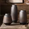 Jarrón Decorativo Cerámico Artístico Retro Jingdezhen para Casa de Huéspedes, Hotel, Oficina, Arreglo Floral de Mesa, Recipiente de Cerámica con Envío Gratis
