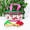 Bolsa de Herramientas de Jardín Colorida 600D Bolsa de Herramientas de Jardín Tela Oxford Bolsa de Almacenamiento de Herramientas para Niños