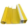 Materiais de Construção de Engenharia Perfis Pultrudados de PRFV Perfil L de PRFV Perfil U de PRFV Terça de Telhado Tubo Quadrado de PRFV Material Compósito