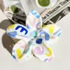 Patrón de Horquilla Impreso con UV de Flor Transfronteriza Se Puede Personalizar con Horquilla Personalizada Pinza de Tiburón Accesorios para el Cabello de Horquilla de Plumeria de Gama Alta