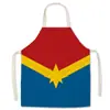 Delantal con estampado de superhéroes Marvel Superman Iron Man Batman adulto niños bata de limpieza ventas directas de fábrica