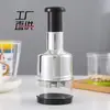 Acero Inoxidable 304 Manual Multifuncional Cortador de Ajo, Cortador de Cebolla, Cortador de Chile, Prensa de Ajo de Cocina, Modelo Tendencia en Tiktok